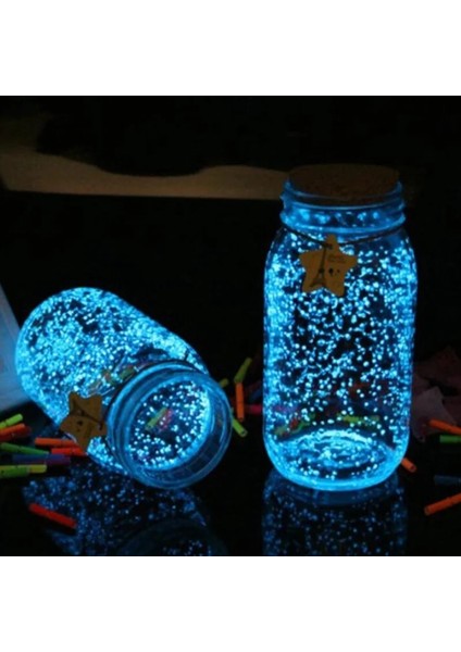 Sarı 9 Renk 10G Dıy Floresan Süper Parlak Parçacıklar Karanlıkta Parlayan Pigment Kum Tozu Parlayan Parlak Çakıl Gece Parlayan (Yurt Dışından) fiyatları