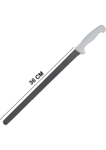 Barn Slalow Testere Saçak Bıçağı Kalın Dişli 36 cm