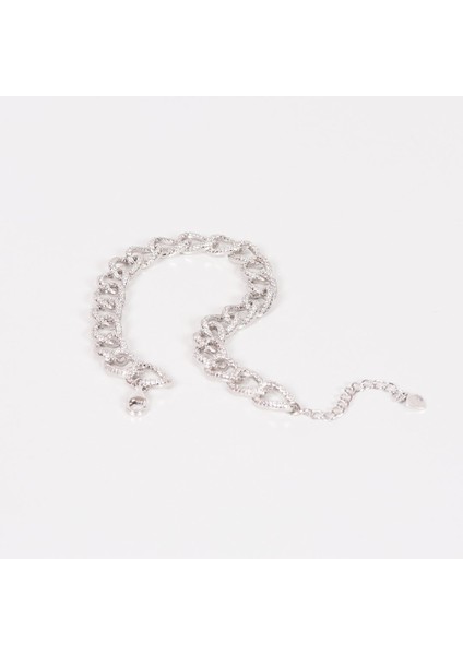 Zincir Gümüş Bileklik NUR-BL00287