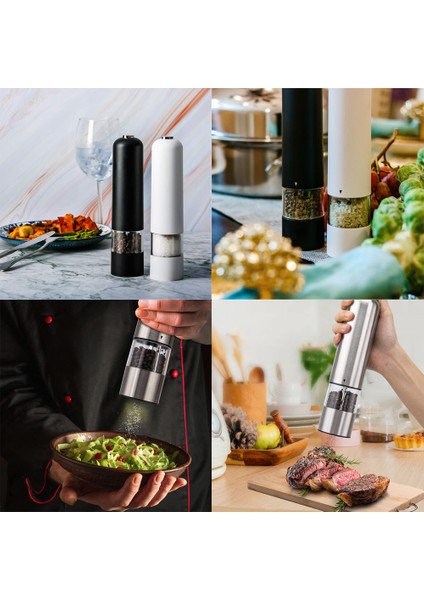 Renkli Elektrikli Karabiber Değirmeni Karabiber Öğütücü - Turuncu (Yurt Dışından) fiyatları