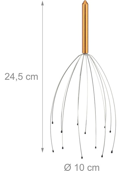 Altın-Paslanmaz Çelik Ahtapot Kafa Masajı (Yurt Dışından) fırsatları