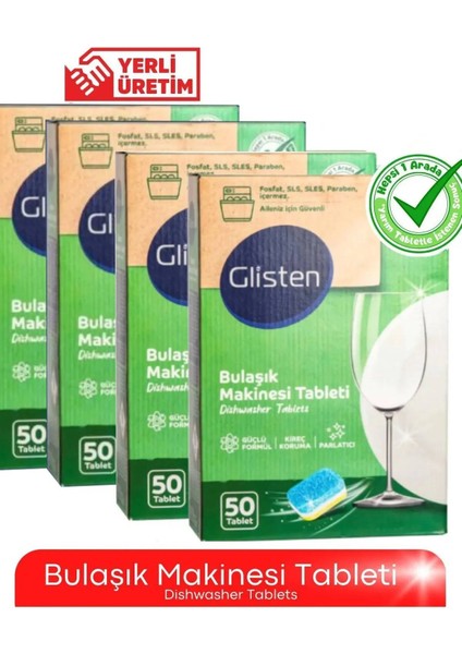 Bulaşık Makinesi Tableti 200'LÜ