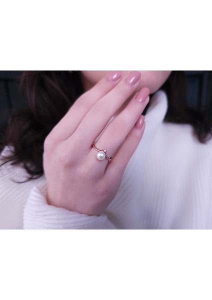 Fairytale Pırlanta Taşlı Inci Yüzük 0402R0056 modelleri
