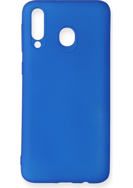 Samsung Galaxy M30 Kılıf Premium Rubber Silikon - Mavi 301101