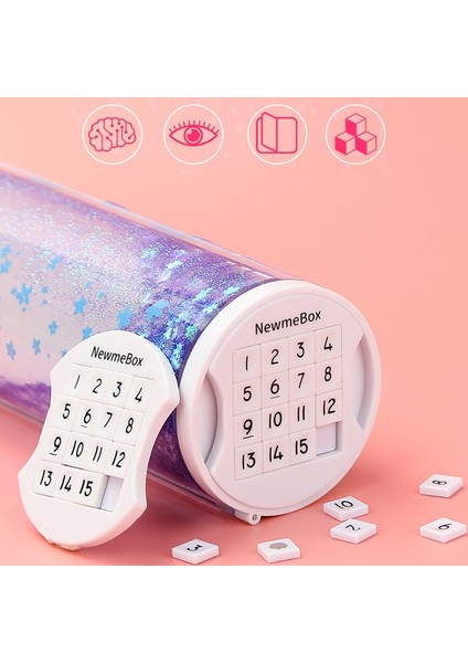 Limon Tarzı Nbx Kalem Kutusu Starfall Quicksand Saydam Yaratıcı Çok Işlevli Silindirik Kalem Kutusu Sevimli Okul Kırtasiye Tutucu Okul (Yurt Dışından) modelleri