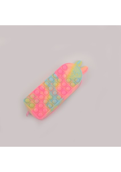 Sarı Stil Kalem Kutusunu Açın Estojo Escolar Okul Malzemeleri Stres Önleyici Kalem Kutusu Kawaii Silikon Kırtasiye Pantolonu Scolaire Kalem Kutusu (Yurt Dışından)