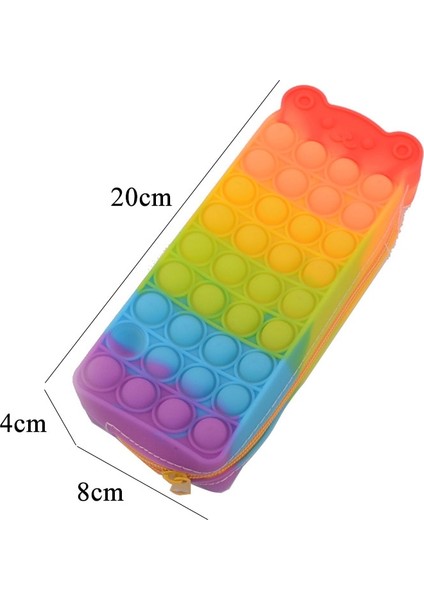 Sarı Stil Kalem Kutusunu Açın Estojo Escolar Okul Malzemeleri Stres Önleyici Kalem Kutusu Kawaii Silikon Kırtasiye Pantolonu Scolaire Kalem Kutusu (Yurt Dışından) indirimleri