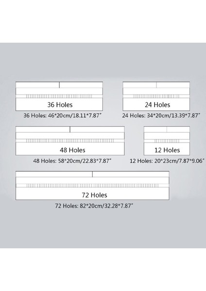 24 Delik Stili Takımyıldızı Delik Tuval Rulo Kalem Perde Kalem Çantası Kılıf Makyaj (Yurt Dışından)