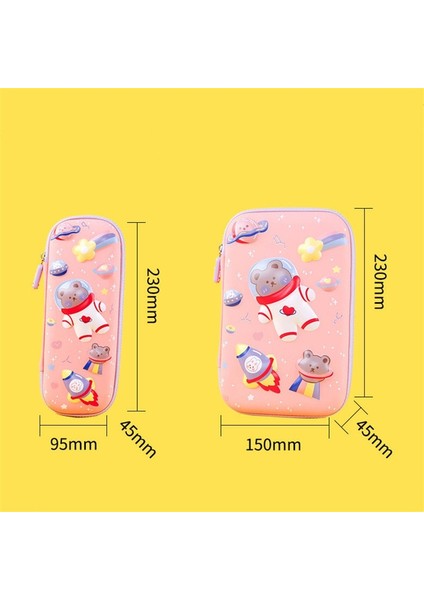 B2 Stili 3D Stereo Sevimli Kalem Kutusu Okul Kırtasiye Kutusu Eva Karikatür Kalem Kutusu Çocuklar Için Kalem Kutusu Dinozor Hayvan Kalem Çantası Büyük Kutu Hediyeler (Yurt Dışından) fırsatları