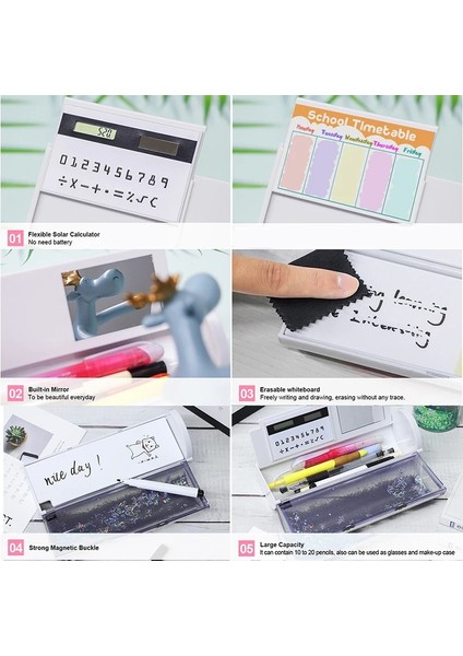 Çilek Kız Stili Nbx Beyaz Tahta Silgi Şeffaf Ayakta Anime Kalem Kalem Kutusu Kawaii Kırtasiye Kalem Kutusu Kız Çocuk Için Okul Malzemeleri 2021 (Yurt Dışından) indirimleri