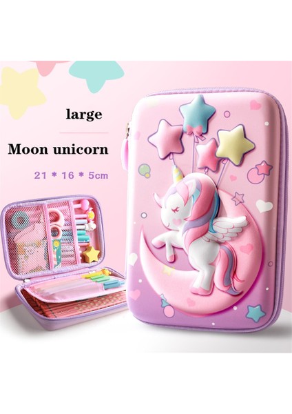 Sevimli Tarzı Kalem Kutuları Unicorn Trousse Kawaii Kırtasiye Licorne Etui Estuche Vaka Okul Malzemeleri Sevimli Papeleria Astronot Kalem Kutusu Çanta (Yurt Dışından) modelleri