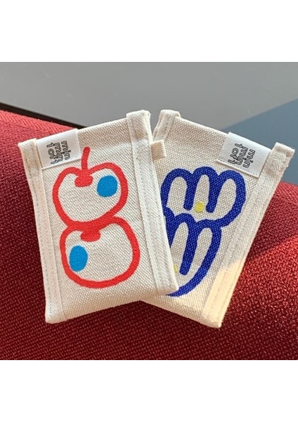 No.2 Tarzı Kore Mple Sevimli Grafiti Küçük Çiçek Kanvas Kart Çanta Erkek ve Kız Öğrenciler Mini Ultra-Ince Otobüs Banka Kartı Seti (Yurt Dışından) fiyatları