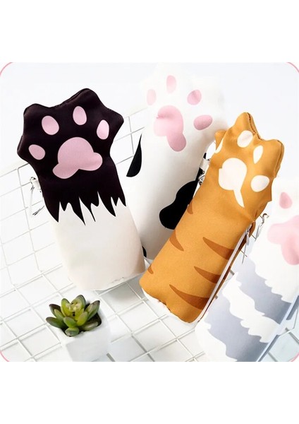 Rastgele Renk Stili 4 Renk Kedi Pençesi Pamuk Kalem Kutuları Kalemler Okul Ofisi Için Taşınabilir Öğrenci Kırtasiye Saklama Kalem Çantası Supplie (Yurt Dışından) fiyatları