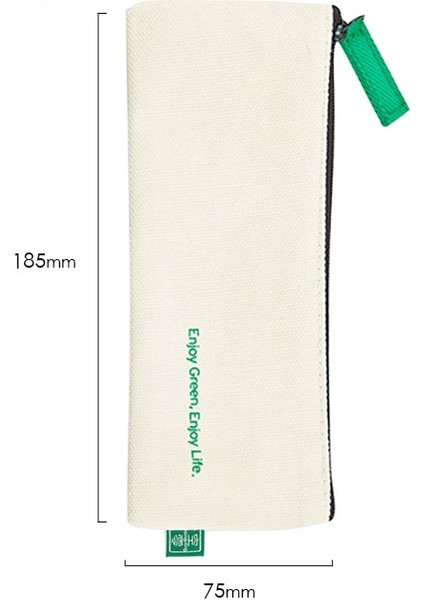 Beyaz Stil Kinbor Öğrenci Kalem Kutusu Taşınabilir Pamuk Kalem Saklama Kutusu Basit Okul Malzemeleri Kalem Çantası Пенал Для Канцелярии Kozmetik Çantası 1 Adet (Yurt Dışından)