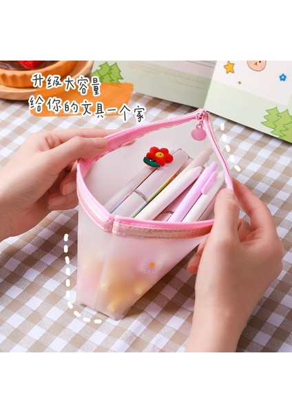 Xiaochujufendi Tarzı 1 Adet Kawaii Kalem Kutusu Mat Şeffaf Papatya Hediye Estuches Okul Kalem Kutusu Kalem Kutusu Kalem Çantası Okul Malzemeleri Kırtasiye (Yurt Dışından)