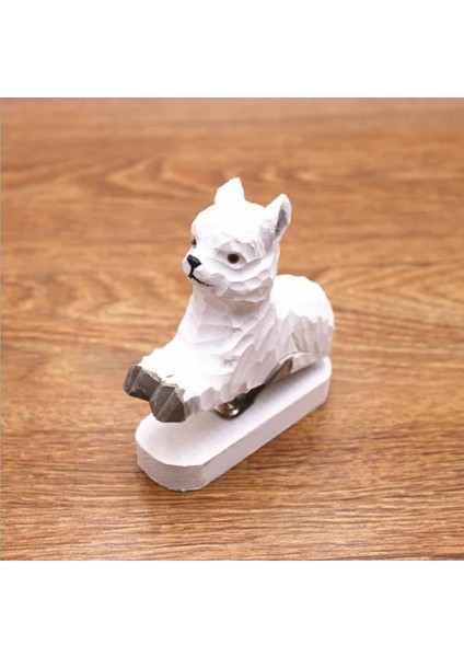 No.11 Stili Yaratıcı Sevimli El Yapımı Ağaç Oymacılığı 3D Hayvan Flamingo Zımba Mini Ahşap Zımba Zımba Göndermek Ofis Öğrenme Masaüstü Dekorasyon (Yurt Dışından)