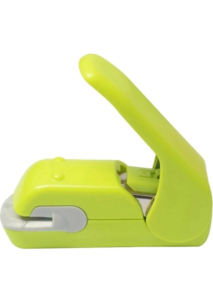 Yeşil Stil Sıcak Zımbasız Zımba Zaman Tasarruflu Zahmetsiz Iğnesiz El Tipi Zımba Mini Taşınabilir (Yurt Dışından)