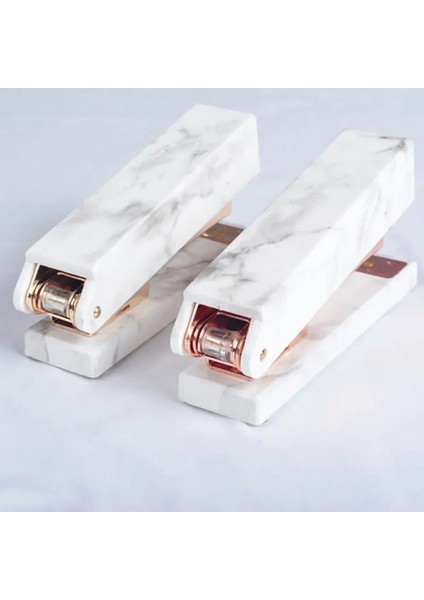 Gül Altın Tarzı Mermer Metal Zımba Kitaplar Gül Altın Kırtasiye Kılavuzu Ev Ofis Ciltleme Malzemeleri Için Normal Standart Zımba (Yurt Dışından) indirimleri