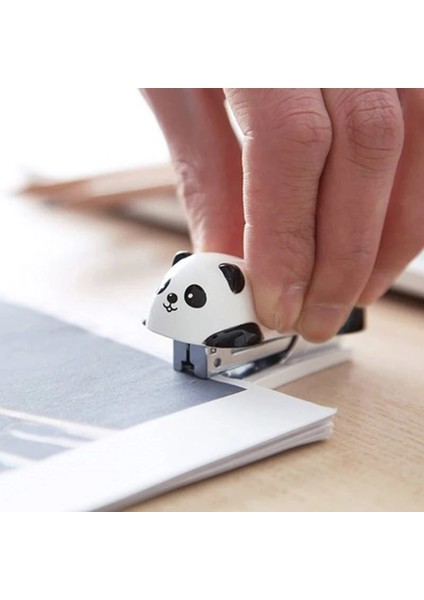 Kawaii Panda Mini Panda Zımba Seti Masaüstü Zımba Ataş Bağlayıcı Bağlayıcı Ofis Okul Malzemeleri Kırtasiye (Yurt Dışından)