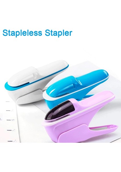 Yeşil Stil Fromthenon Elde Taşınabilir Mini Güvenli Zımba Zımbasız Zımba Kapasitesi Kağıt Ciltleme Busineool Ofis (Yurt Dışından) fiyatları