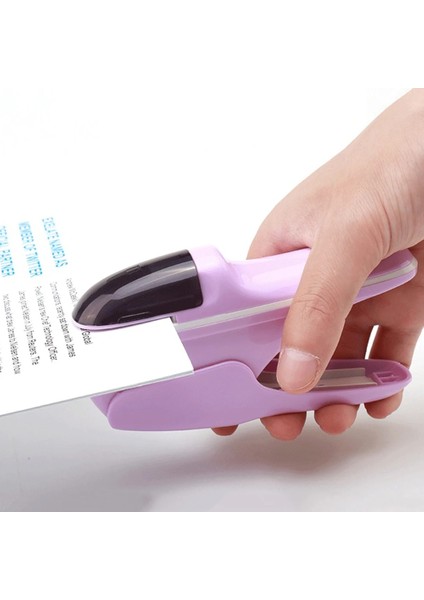 Yeşil Stil Fromthenon Elde Taşınabilir Mini Güvenli Zımba Zımbasız Zımba Kapasitesi Kağıt Ciltleme Busineool Ofis (Yurt Dışından) indirimleri