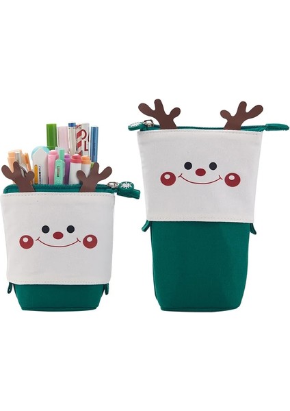 O Tarzı Yaratıcı Geri Çekilebilir Kalem Kutusu Ofis Okul Kırtasiye Malzemeleri Saklama Çantası Kawaii Dıy Kalem Kutuları Çocuk Sevimli Kalemlik Kutusu (Yurt Dışından)