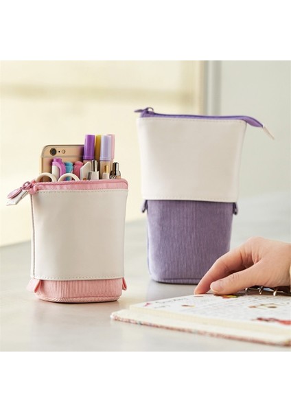 O Tarzı Yaratıcı Geri Çekilebilir Kalem Kutusu Ofis Okul Kırtasiye Malzemeleri Saklama Çantası Kawaii Dıy Kalem Kutuları Çocuk Sevimli Kalemlik Kutusu (Yurt Dışından) fırsatları