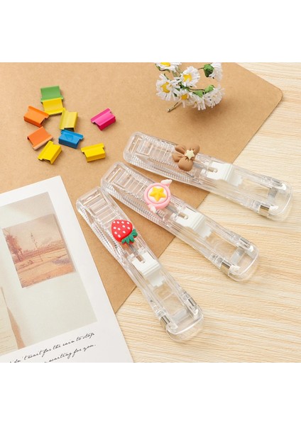 1 Adet Renk 13 Stil Ush Klip Zımba Sökücü Bağlayıcı Itme Kelepçe Bant Dağıtıcı El Kağıt Kesme Klipleri Ofis Malzemeleri Seti Masaüstü Zımba (Yurt Dışından) fırsatları
