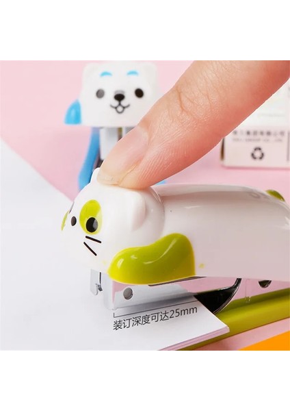 1000 Adet Zımba Stili Anda Karikatür Mini Zımba Okul Malzemeleri Ofis Kırtasiye Kağıt Klip Bağlayıcı Bağlayıcı (Yurt Dışından) fırsatları