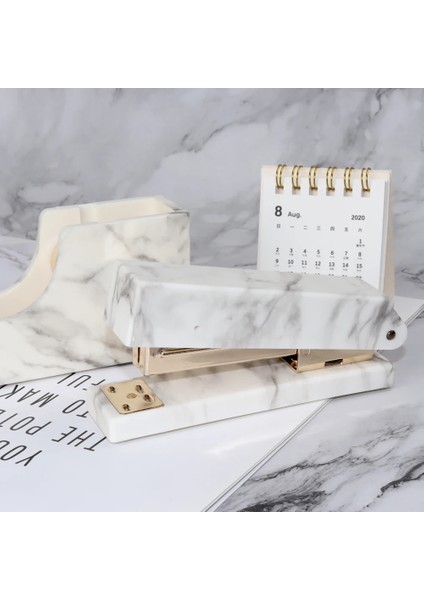 1 Takım Stili Gold Rose Gold Mermer Zımba + Bant Koltuk Takımı Pratik Kırtasiye Ofis Seti Doğum Günü Veya Noel Hediyesi Masaüstü Arkadaşı (Yurt Dışından) fiyatları