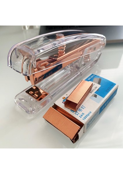 1x Zımba Gül Altın Stili Delvtch Şeffaf Zımba Metal 12 # Taples Için Fit Gül Gümüş Renk Ofis Aksesuarları Okul Kırtasiye Ciltleme Kaynağı (Yurt Dışından) modelleri