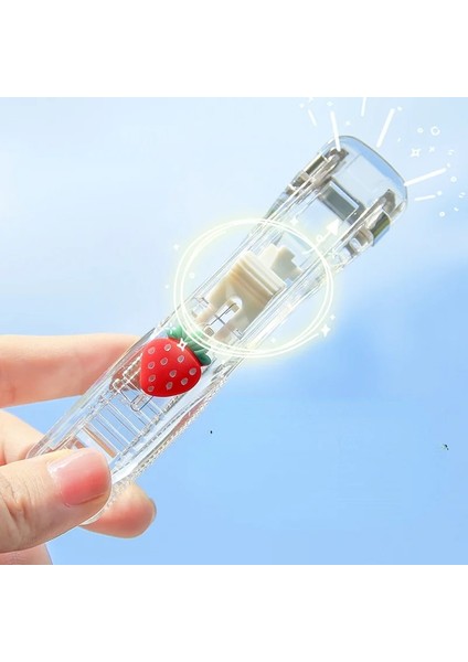 E Stili Itmeli Klips Zımba Zımba Çıkarıcı Bağlayıcı Itmeli Kelepçe Bant Dağıtıcı Veya Aper Klipsler Ofis Malzemeleri Masaüstü Zımbalayıcı Ofis (Yurt Dışından) fırsatları