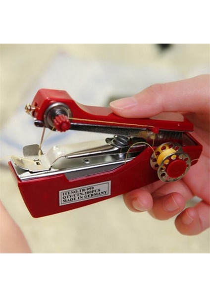 Mavi Stil Mini Dikiş Makinesi Taşınabilir Manuel Dikiş Kumaş Kullanışlı Oya Aracı Dıy Dikiş Makinesi DJA88 (Yurt Dışından)