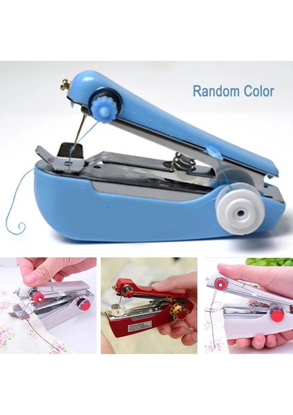Mavi Stil Mini Dikiş Makinesi Taşınabilir Manuel Dikiş Kumaş Kullanışlı Oya Aracı Dıy Dikiş Makinesi DJA88 (Yurt Dışından) fiyatları