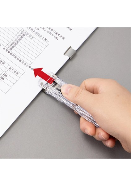 B Tarzı Yeniden Kullanılabilir Kelepçeler ile Zımbasız Kağıt Ciltleme Araçları Itmeli Kelepçe Aracı Belgeler Kağıtlar Organizatörler Ofis Kore Kırtasiye (Yurt Dışından) modelleri