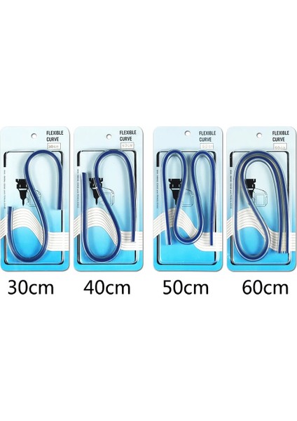 1 Adet 40CM Tarzı 30CM 40CM 50CM 60CM Kolay Okuma Terziler Manuel Ofis Okul Çizim Aracı Yumuşak Esnek Eğri Cetvel Ölçme Ressamlığı Matematik Dıy (Yurt Dışından) modelleri