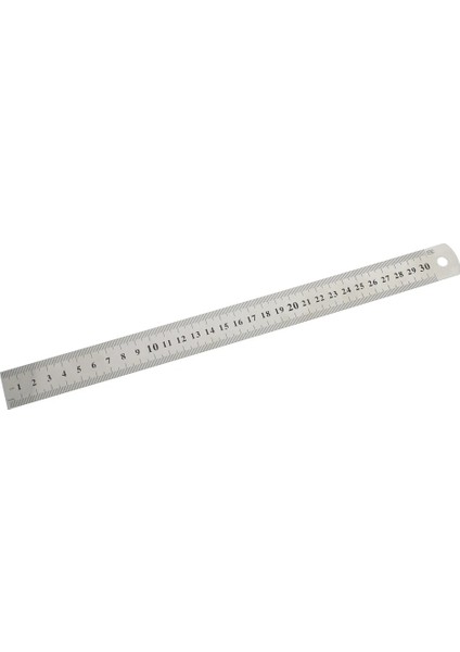 Dikiş Ayağı Dikiş Paslanmaz Çelik Metal Cetvel Aracı Hassas Çift Taraflı Ölçüm Aracı Okul Kırtasiye (Yurt Dışından)