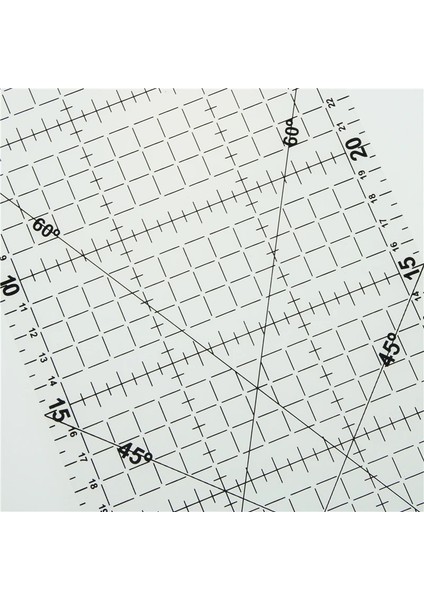 30 * 15 cm Patchwork Cetvel Kapitone Araçları Yüksek Dereceli Akrilik Malzeme Şeffaf Cetvel Ölçekli Okul Malzemesi (Yurt Dışından) fırsatları