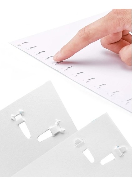 Yeşil Stil Zımba Yok Çivisiz Zımba Mini Kağıt Kitap Ciltleme Zımbalama Makinesi Zımbasız (Yurt Dışından)