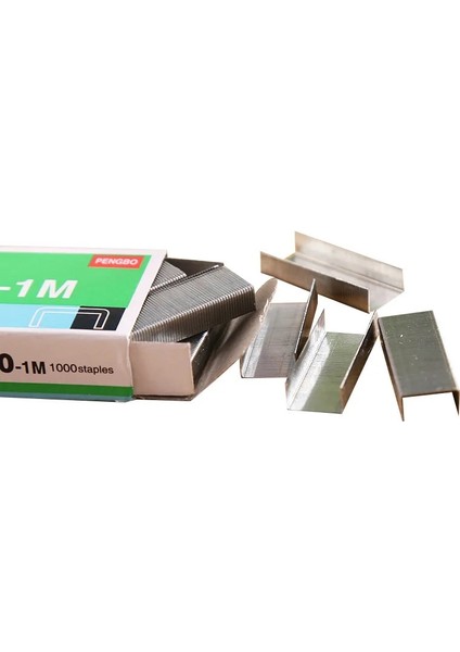 1 Kutu Stili Metal Dayanıklı Moda Kawaii Mini Küçük Zımba Kullanışlı Mini Zımba Zımba Seti Ofis Ciltleme Kırtasiye (Yurt Dışından)