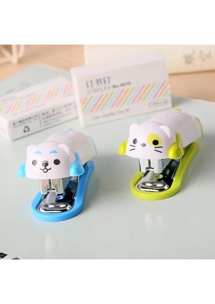 Pembe Tarzı Sevimli Küçük Hayvanlar Zımba Seti Mini Karikatür Okul Ofis Tedarik Öğrenci Ödülü Doğum Günü Hediyesi 10 # Zımba Için Kullanın (Yurt Dışından) fiyatları