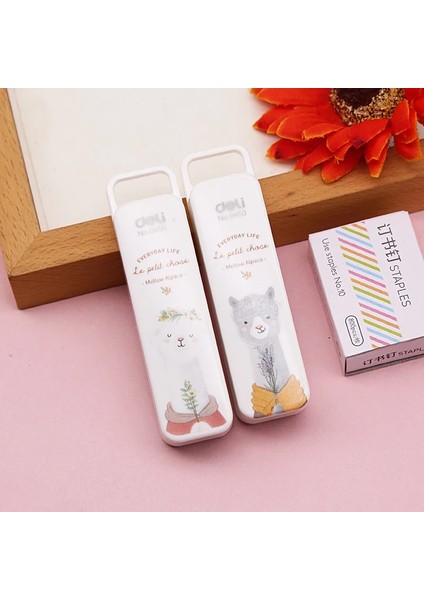 No.2 Tarzı 1 Takım (1 Adet Zımba + Taples) Manuel Mini Zımba 2 Renk Kawaii Zımba Okul Kırtasiye Ofis Malzemeleri (Ss) (Yurt Dışından) modelleri