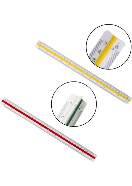 No.3 Tarzı Üçgen Alüminyum Mimari Ölçekli Cetvel Mühendislik Cetvel Mimar Ölçekli Standart Metal Cetvel (Yurt Dışından) modelleri