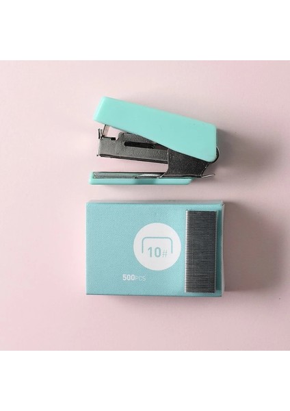 Stil-03 Stili Taşınabilir Mini Morandi Renkli Metal Zımba Seti Wittaples Ciltleme Araçları Kırtasiye Ofis Okul Öğrenci Malzemeleri (Yurt Dışından) indirimleri