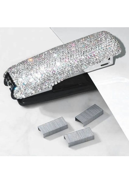 Beyaz Stil Ofis, Okul Veya Ev Için Elmas Kristal El Yapımı Bling Göz Kamaştırıcı Zımba (Yurt Dışından) fırsatları