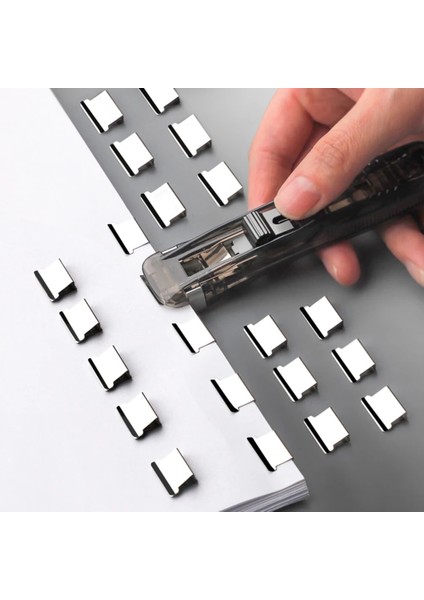 Siyah Stil Mını Itme Kelepçe Bağlama Dosya Ataş Aracı Mikro Klip Tutucu Elliot Klasörü Papelaria Test Kağıt Klasörü Kuyruk Bilet Tutucu (Yurt Dışından) modelleri