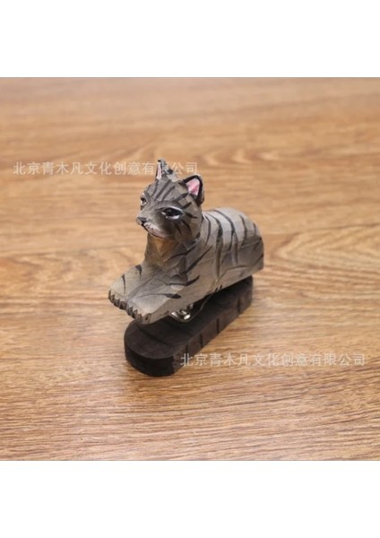 No.21 Tarzı Yaratıcı Sevimli El Yapımı Ağaç Oymacılığı 3D Hayvan Flamingo Zımba Mini Ahşap Zımba Zımba Göndermek Ofis Öğrenme Masaüstü Dekorasyon (Yurt Dışından)