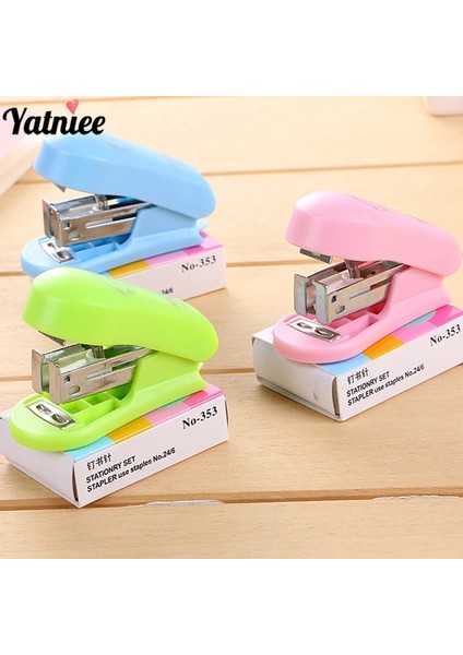 Mavi Stil Yatniee 1 Takım Mini Zımba Zımba Seti Öğrenci Okul Kırtasiye Ofis Malzemeleri Bağlama Araçları (Yurt Dışından) modelleri