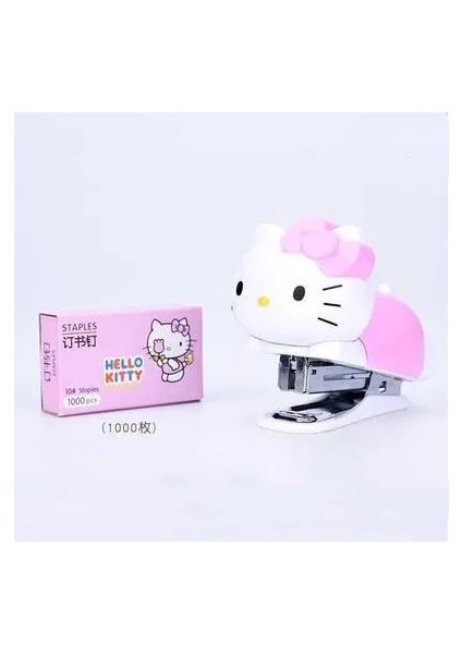 Pembe Tarzı Mıruı Yaratıcı Sevimli Güzel Kedi Mini Zımba Ciltleme Kitap Kağıdı Taşınabilir Zımba Seti Öğrenci Kırtasiye Okul Ofis Malzemeleri (Yurt Dışından)