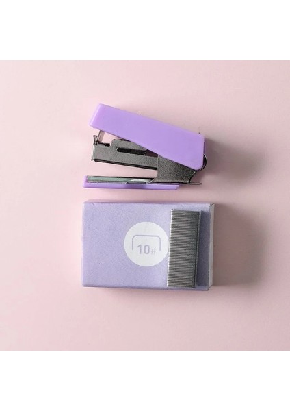 No.2 Tarzı Sevimli Mini Morandi Renkli Metal Zımba Seti 10 # Zımba Bağlama Araçları ile Yaratıcı Kırtasiye Okul Ofis Malzemeleri (Yurt Dışından) indirimleri